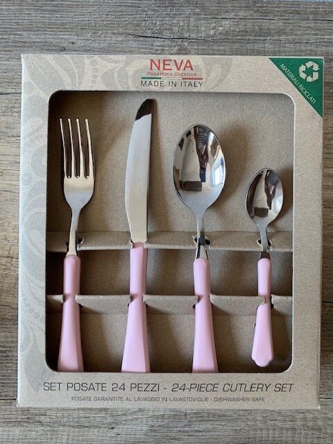 Set 24 Pezzi Posate-rosa-neva Posate