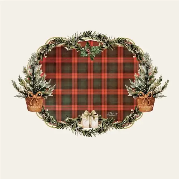 Tovaglietta in vinile Tartan