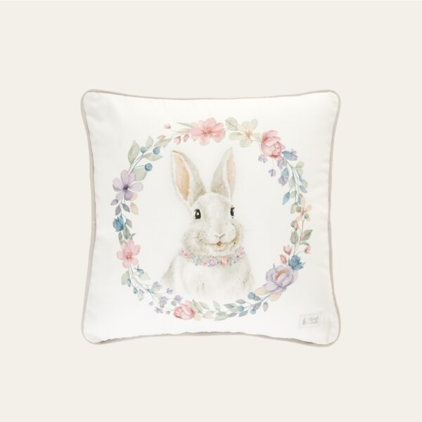 Cuscino Bunny ghirlanda